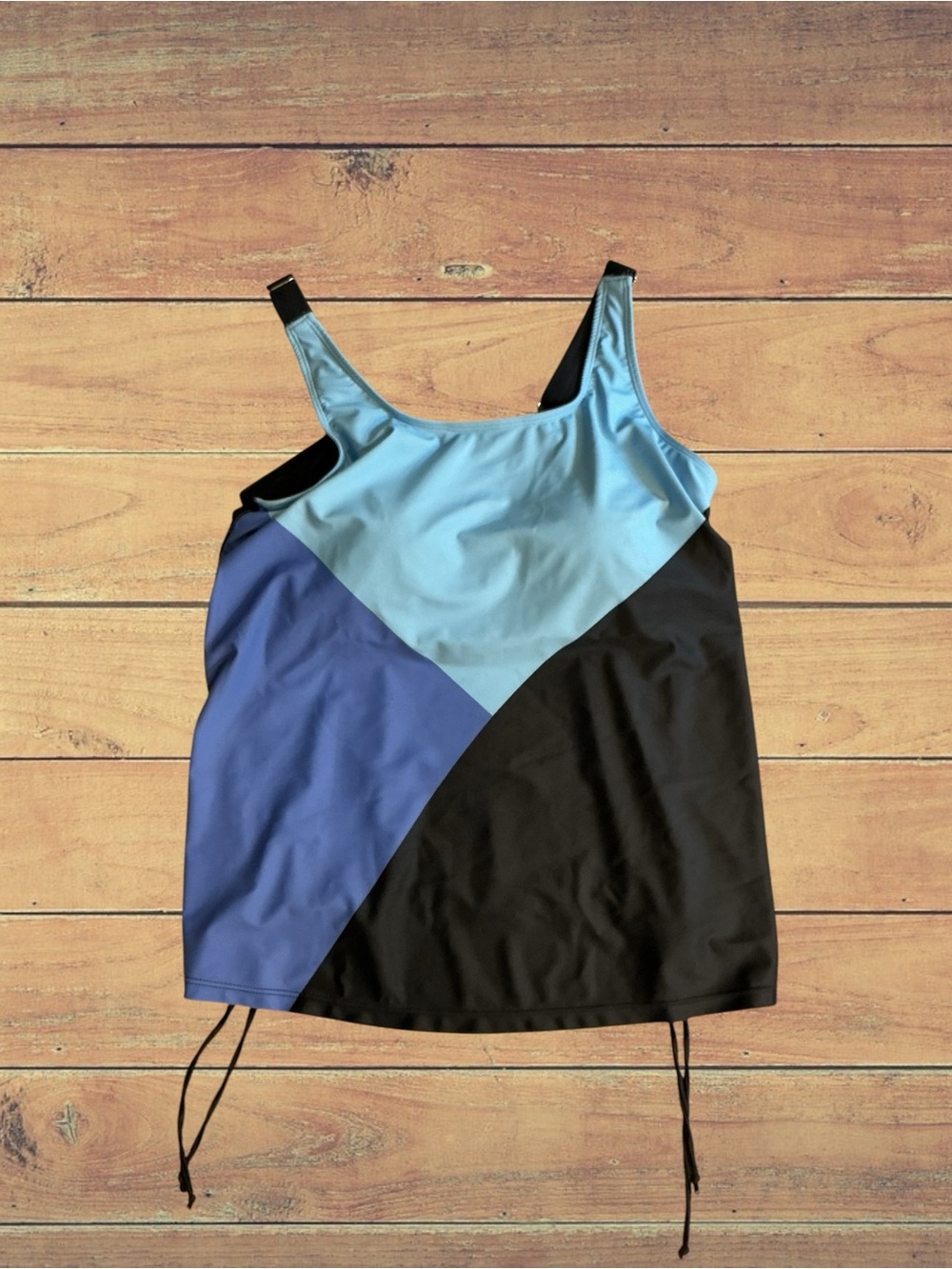 BloomChic Tankini set with Blue color block 14/16 - Picture 2 of 10